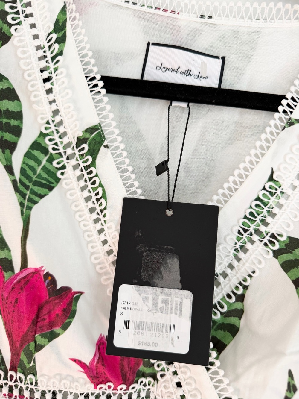 Layered With Love floral maxi dress small floral tropical resort bohemian - Picture 2 of 4